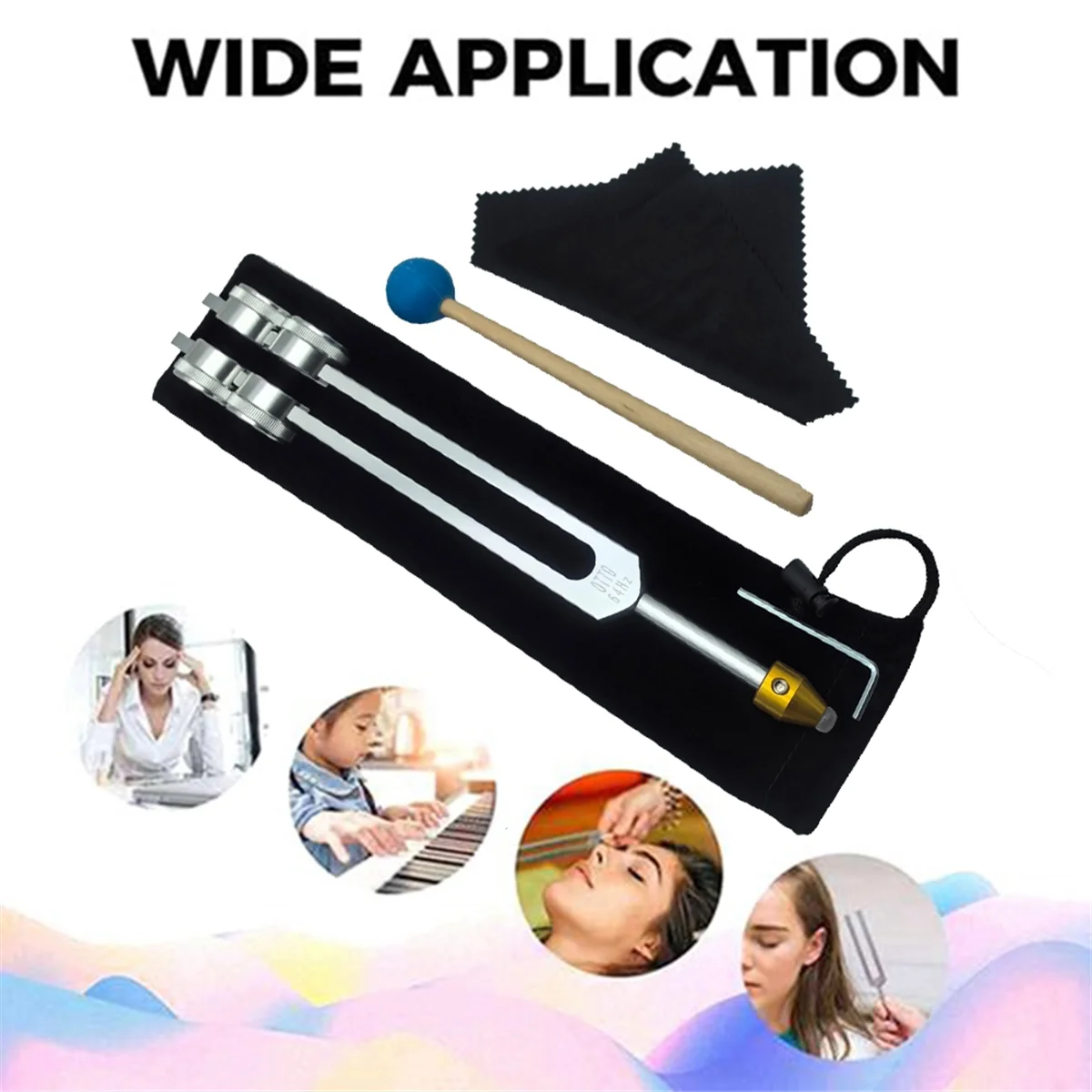 튜닝 포크 세트, OTTO64HZ 튜닝 포크, 힐링 차크라, 사운드 테라피, 몸, 마음, 영혼의 완벽한 조화 유지