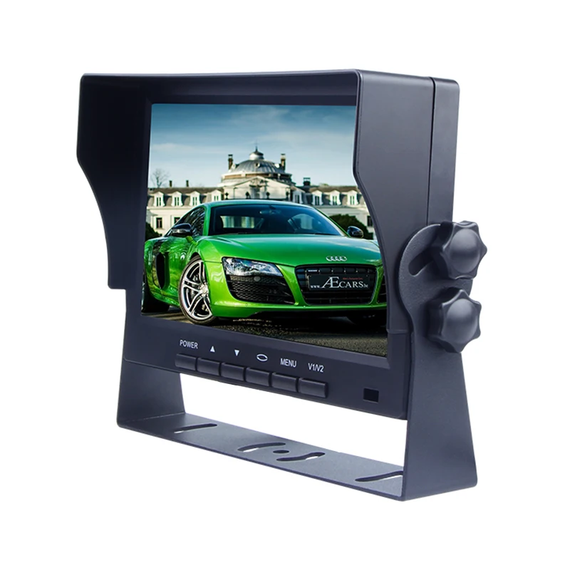 LaBu Official-Website 7 Inch IPS 2 Split Screen 1080P AHD Car Monitor Driving Recorder DVR  AHD Truck Tarking System For Trucks