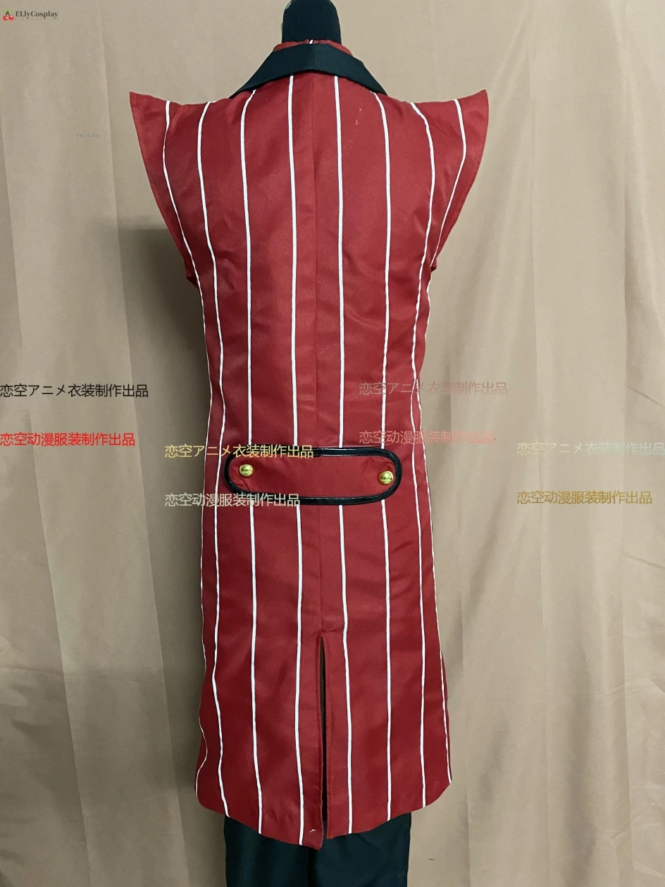 Alastor Costume Cosplay uniforme uomo adulto Halloween Carnival Outfit Custom Made