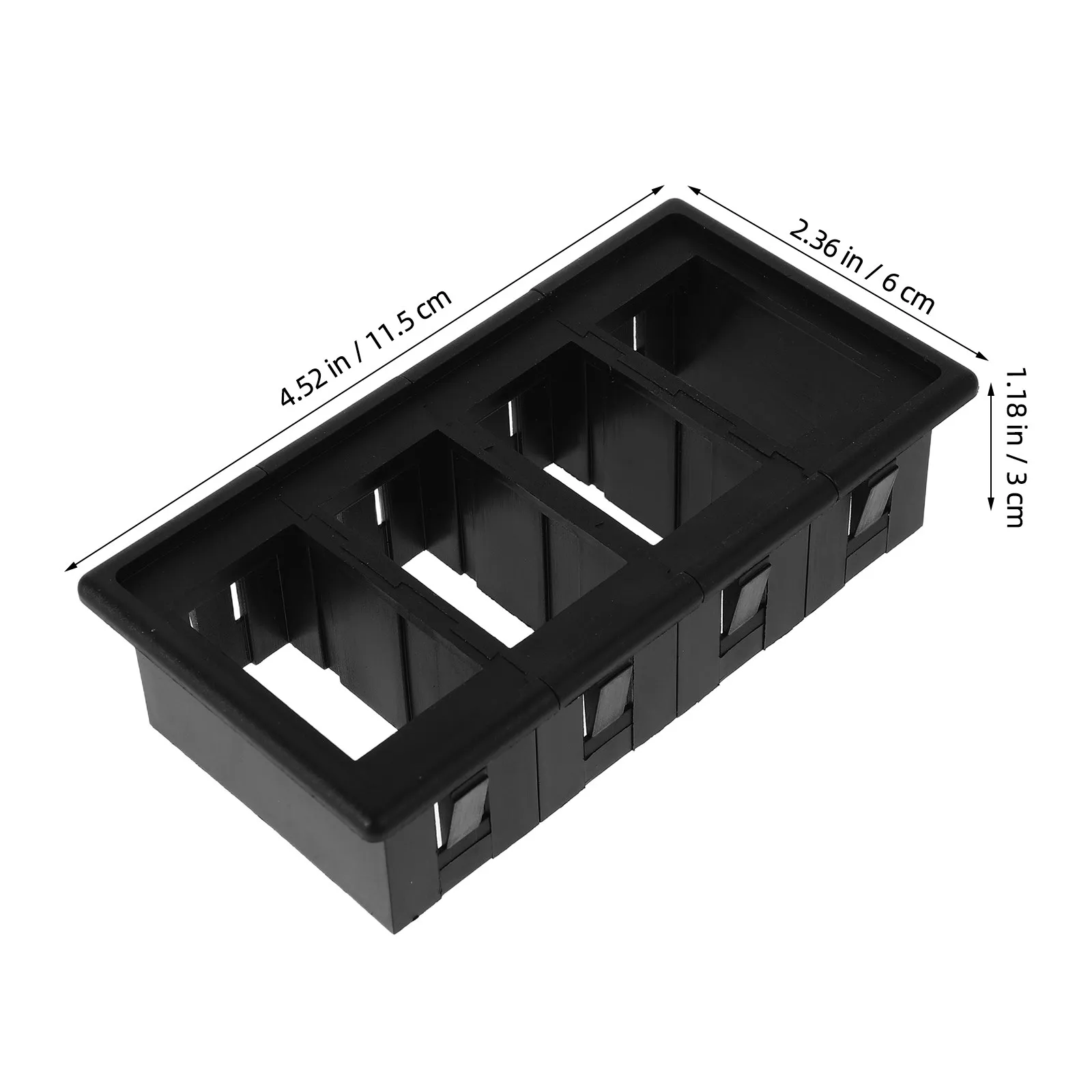 Plastic Car Rocker Panel Holder For Marine Dashboard Panel Auto Electricians Yacht Assembly Mounting