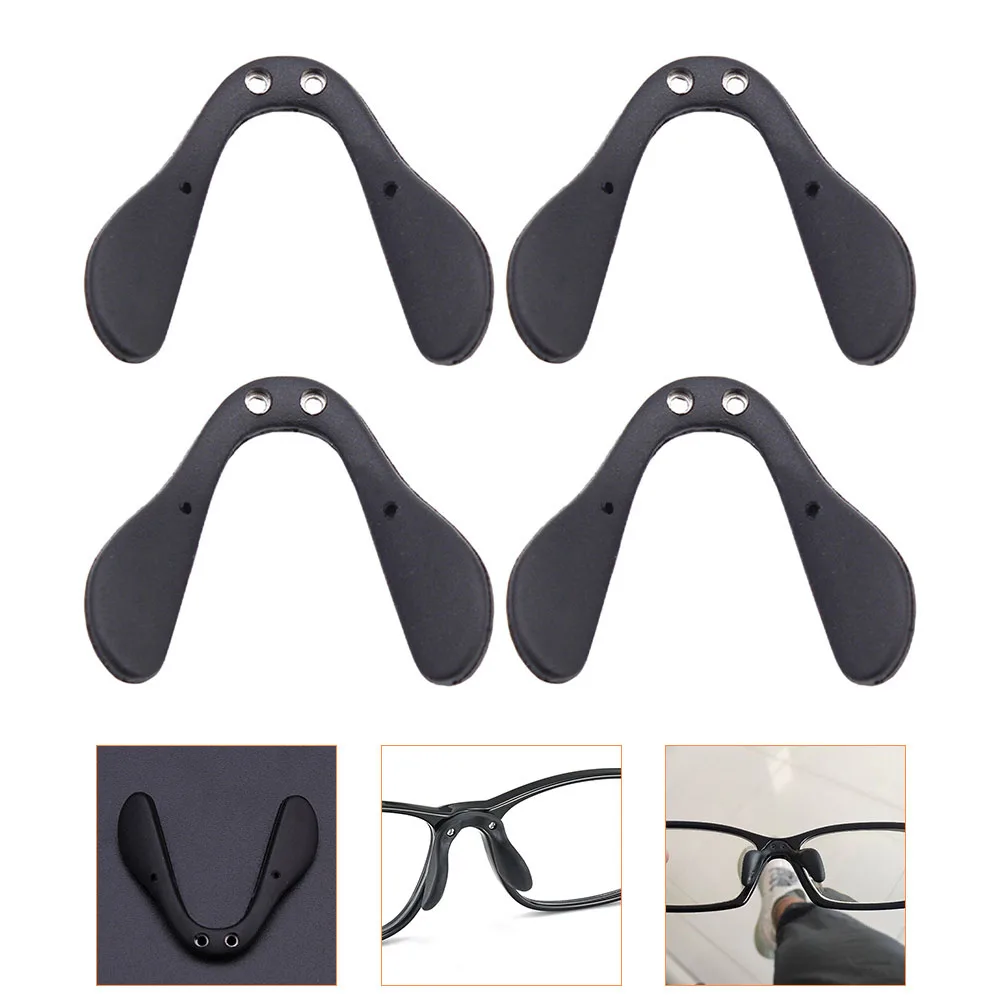 

4pcs Soft Pads For Glasses Replacement Adjustable Glasses Cushions Lightweight Non Slip Eyeglass Nose Protectors Cycling Outdoor