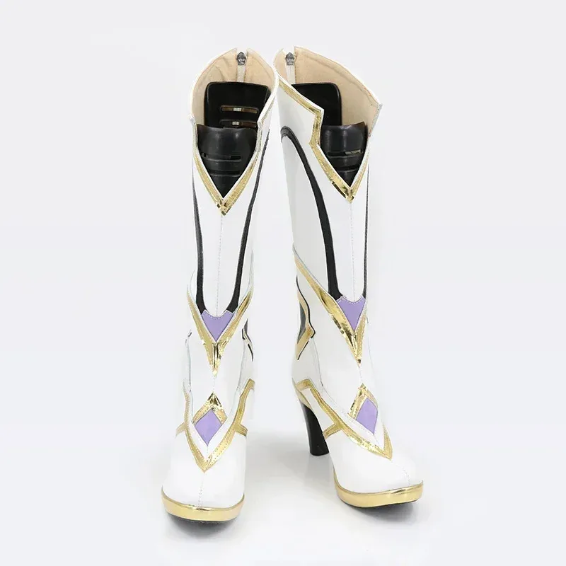 

NewGame Honkai Impact 3 Herrscher of Origin Cosplay Shoes Halloween Carnival Boots Cosplay Prop PU Leather Shoes Custom Made2025