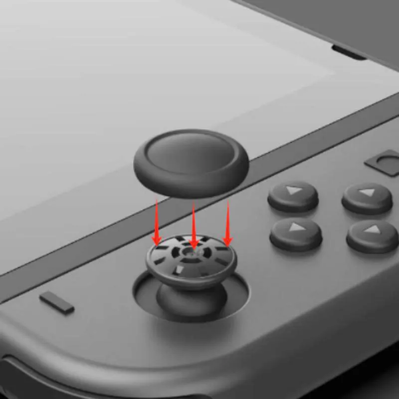 1/2pcs For Switch NS/OLED/Lite/Joy-Con Silicone Joystick Cap Protective Cover Non-slip 3D Analog Thumb Grip Replacement Cap