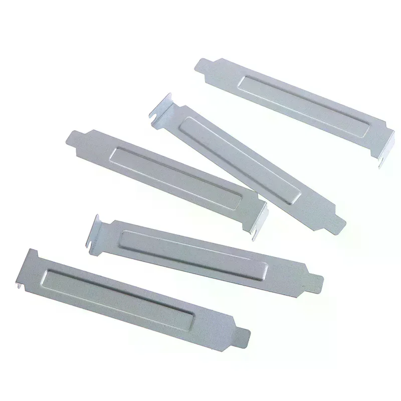 5pcs Case 12cm Silver Pci Slot Cover Pc Computer Dust Filter Blanking Plate For Daily Use Storage Solution