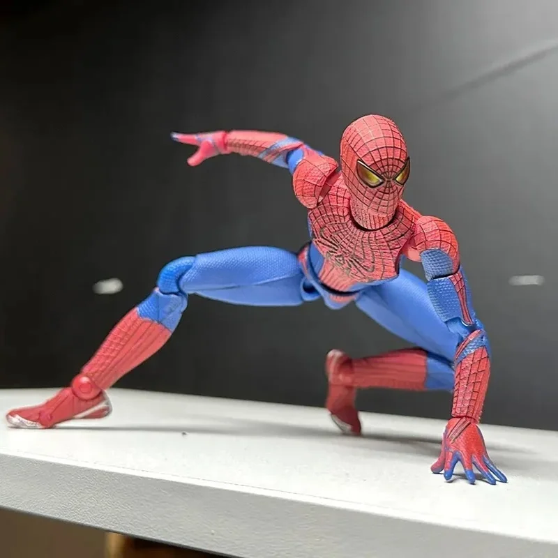 

Ct Toys Spiderman Action Figure Mafex 001 The Amazing Spider-Man Figurine Model Collection Andrew Garfield Spider Man Toy Gift