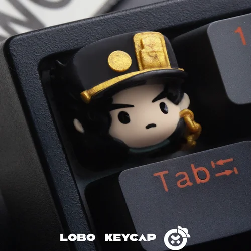 Imagen 2 del producto JoJo's Bizarre Adventure Kakyoin Noriaki Kujo Jotaro Personaje de anime Mercancía Cool Esc Reemplazo de teclado Accesorio Keycap