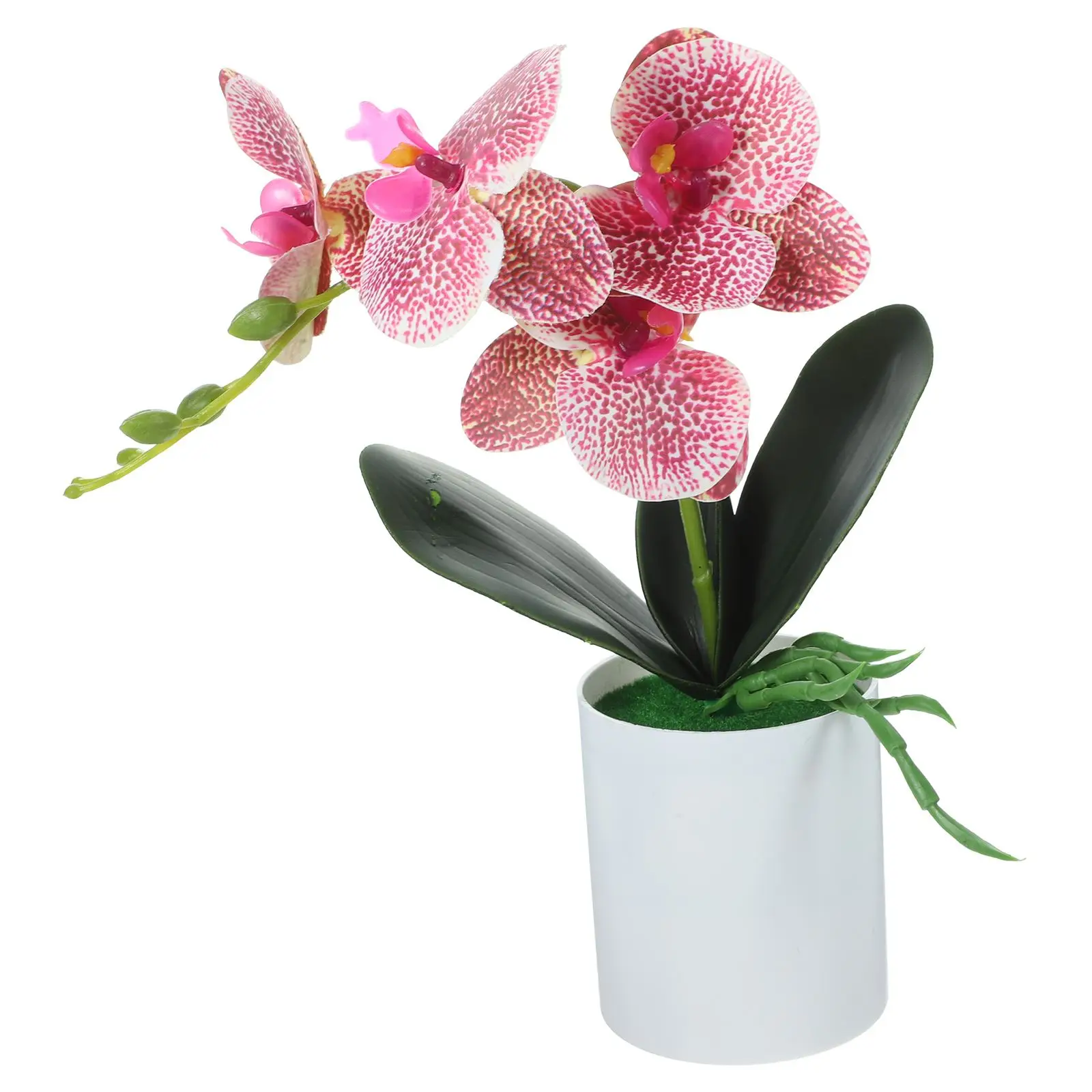 Artificial Potted Flower Orchid Tabletop Artificial Potted Plant Decoration