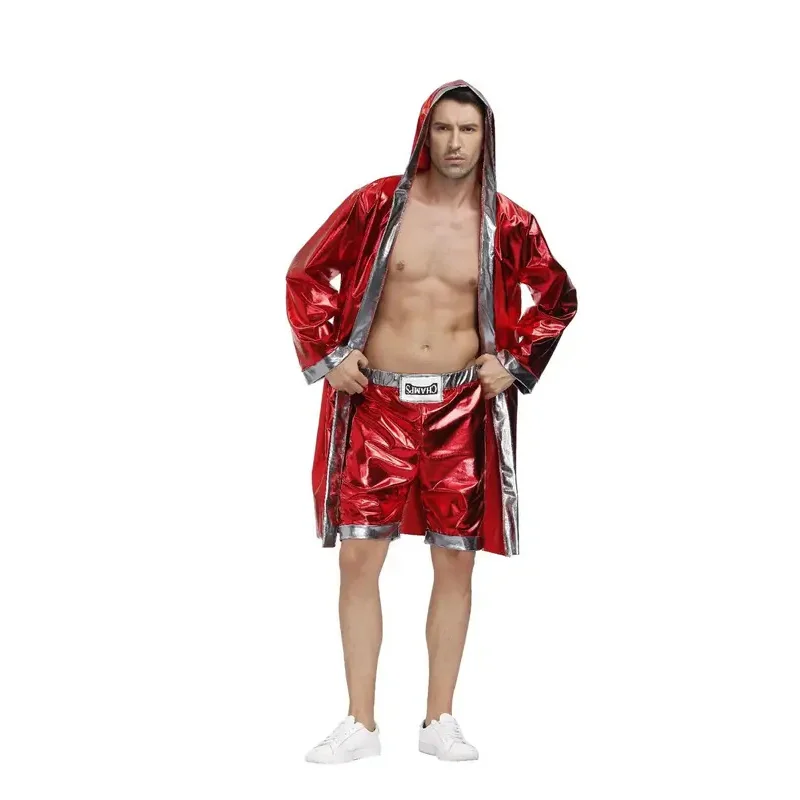 Boxer Robe Cosplay Costume Sports Boxing COUPLE Robe ADULT Boxing Training Boxer Battle Uniform