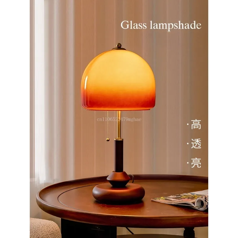 

Mid-Century French Retro Table Lamp: Chinese & American Styled Ever-Light for Bedside, Wedding Gift with Premium Ambient Glow