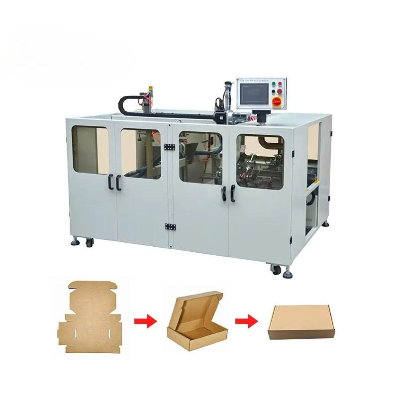 High Speed Paper Plate Folding Machine Box Folder Tray Erector for Large case Carton