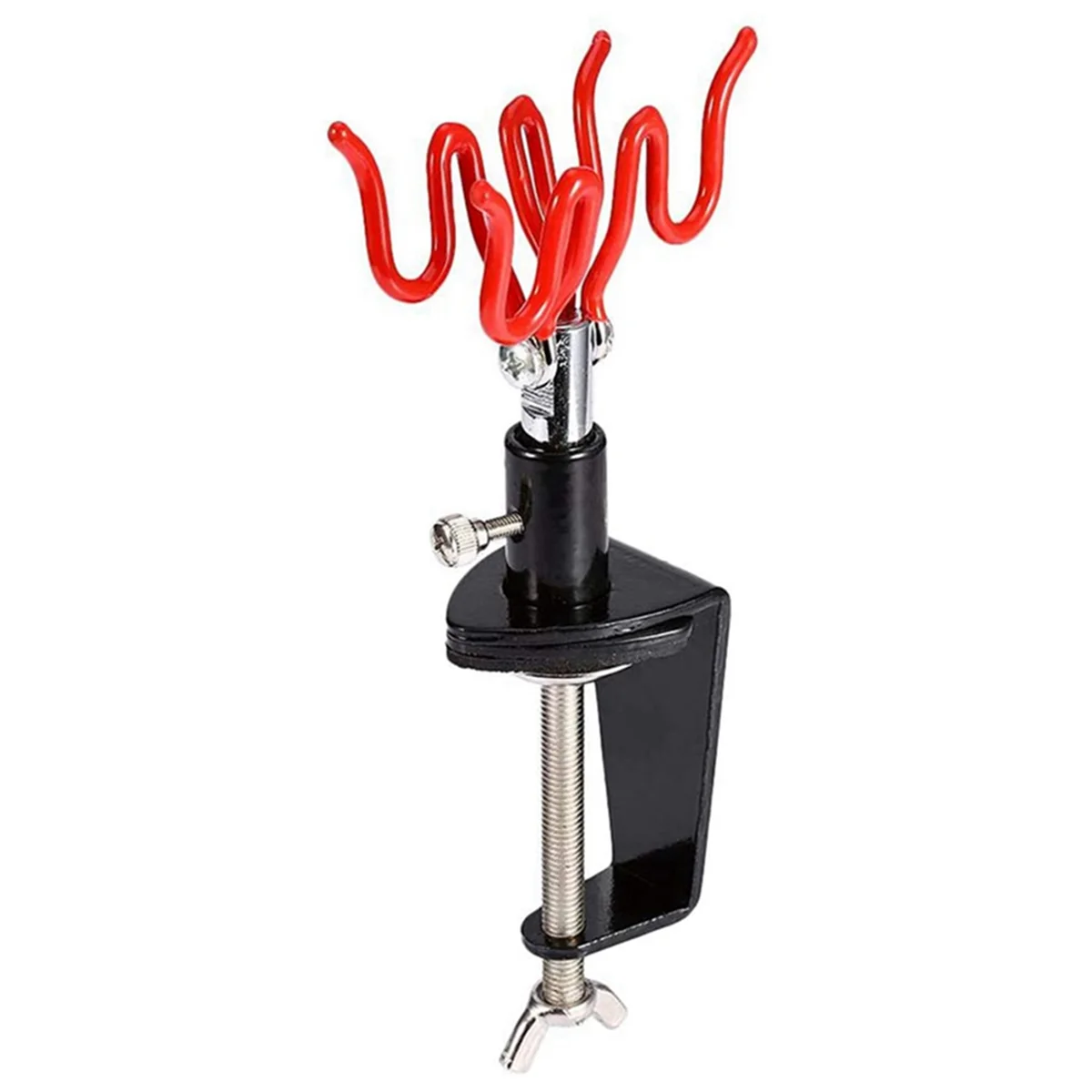 【3262 Popular】Storage Stand Clip-on Holds 2 Airbrush Hobby Airbrush Parts Desktop Table Mount Airbrush Tools Accessories view 5