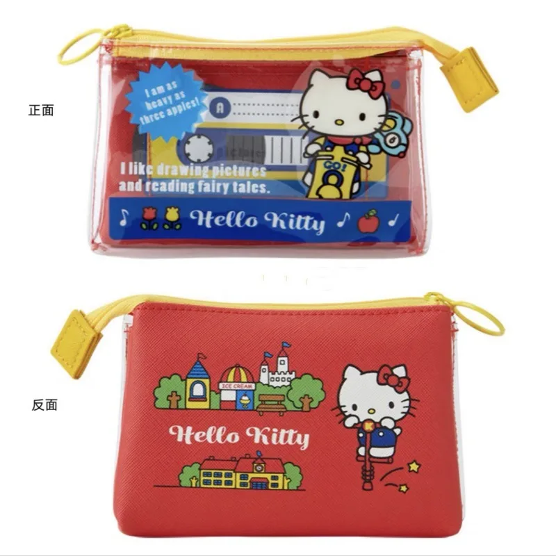 

Hello Kitty Kawaii Storage Bag Fashionable Girl Heart Makeup Bag Cartoon Travel Item Storage Bag Wholesale of Women Accessories