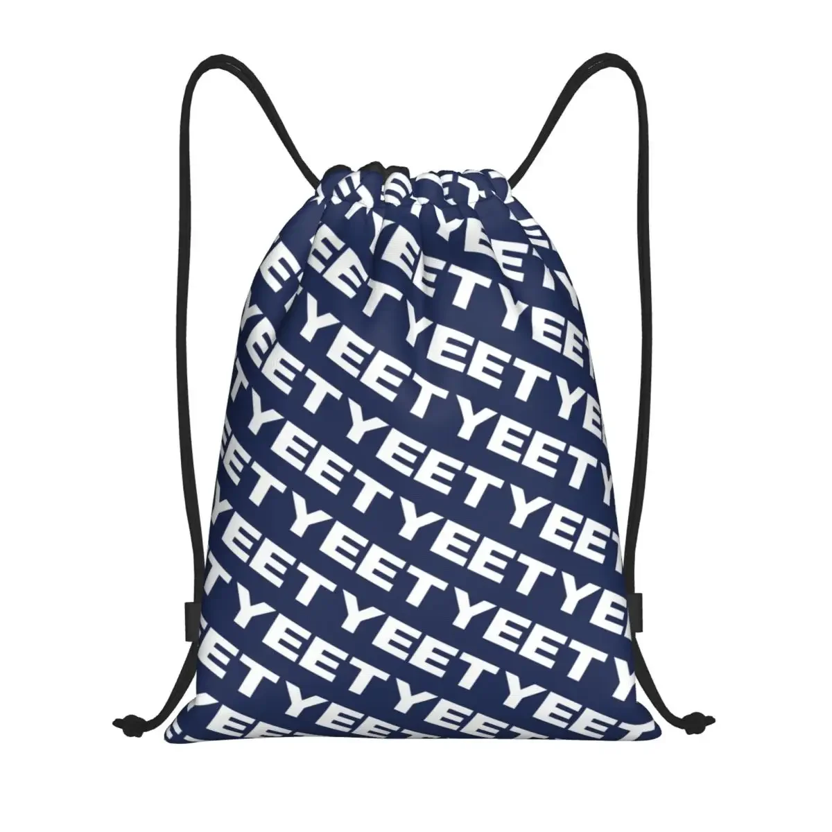 

Пользовательские сумки Yeet Jey Uso с логотипом на шнурке для мужчин и женщин, легкий спортивный рюкзак для хранения в тренажерном зале