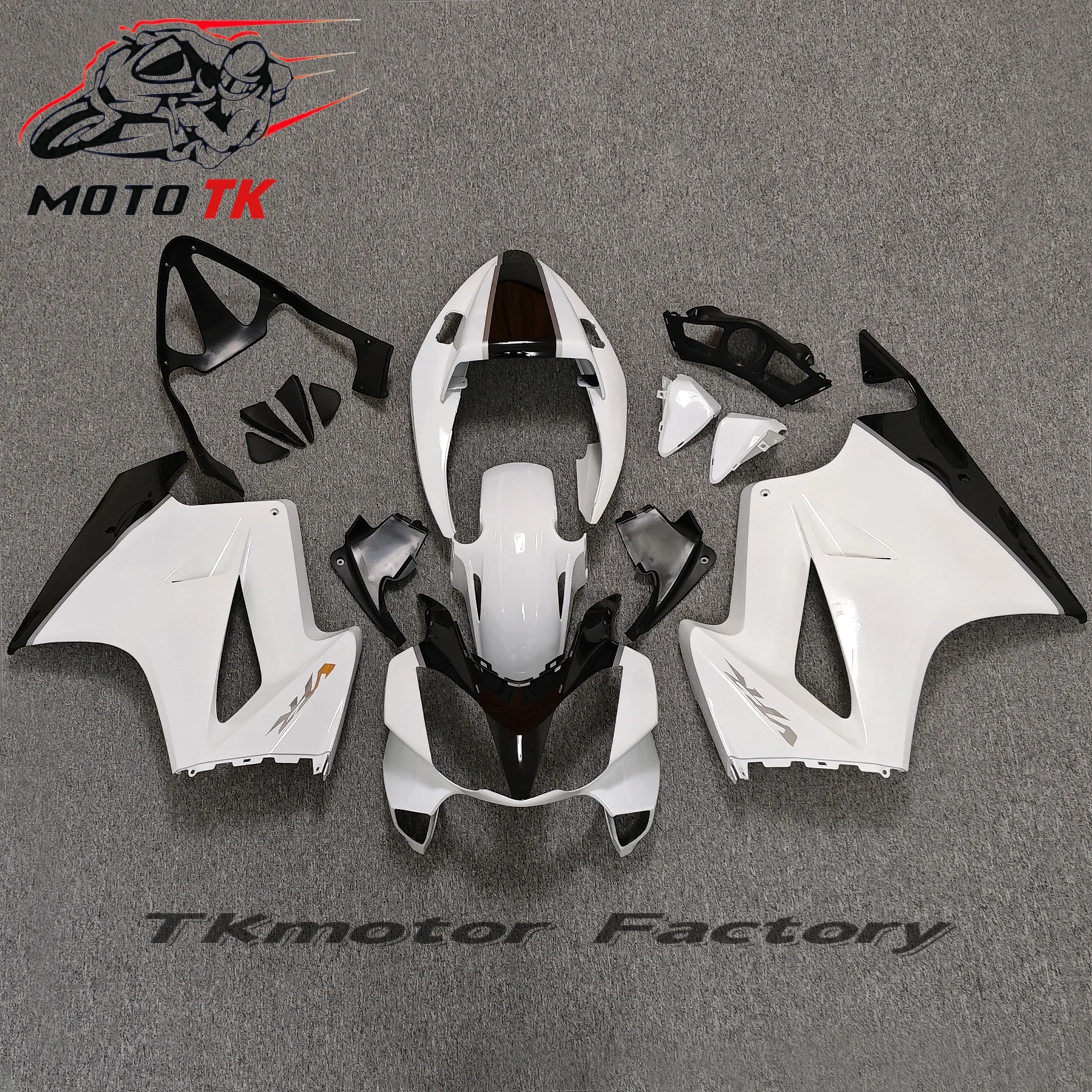 

White Fairing For VFR800 2002 - 2012 VFR 800 2003 2004 Custom Color Design Motorcycle Bodywork