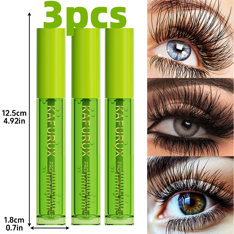 Suero potenciador de pestañas, 3 uds., alargamiento de pestañas, rizador, máscara gruesa, cuidado de los ojos, maquillaje coreano, loción para pestañas
