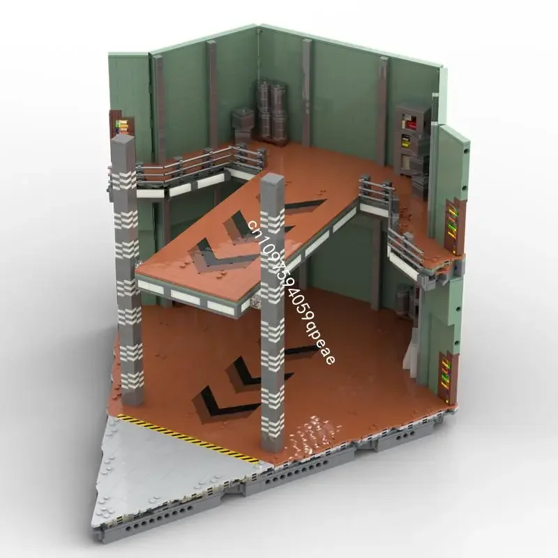 

Новый городской вид на улицу Moc модульный Atlantis Puddle Jumper Bay модель на заказ головоломка Diy креативные идеи детские игрушки подарки на день рождения
