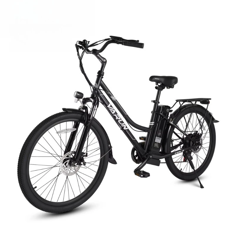 

Full Suspension Carbon Steel Frame 26" Ebike Two Seater Adults 48V 500W Electric City Bike