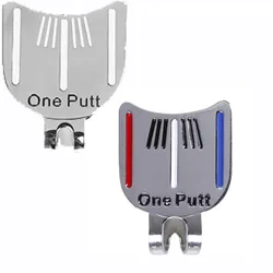 Golf Hat Clips Golf Putting Alignment Tool Ball Marker One Putt Magnetic Hat Clips for Sport Golf Club Training