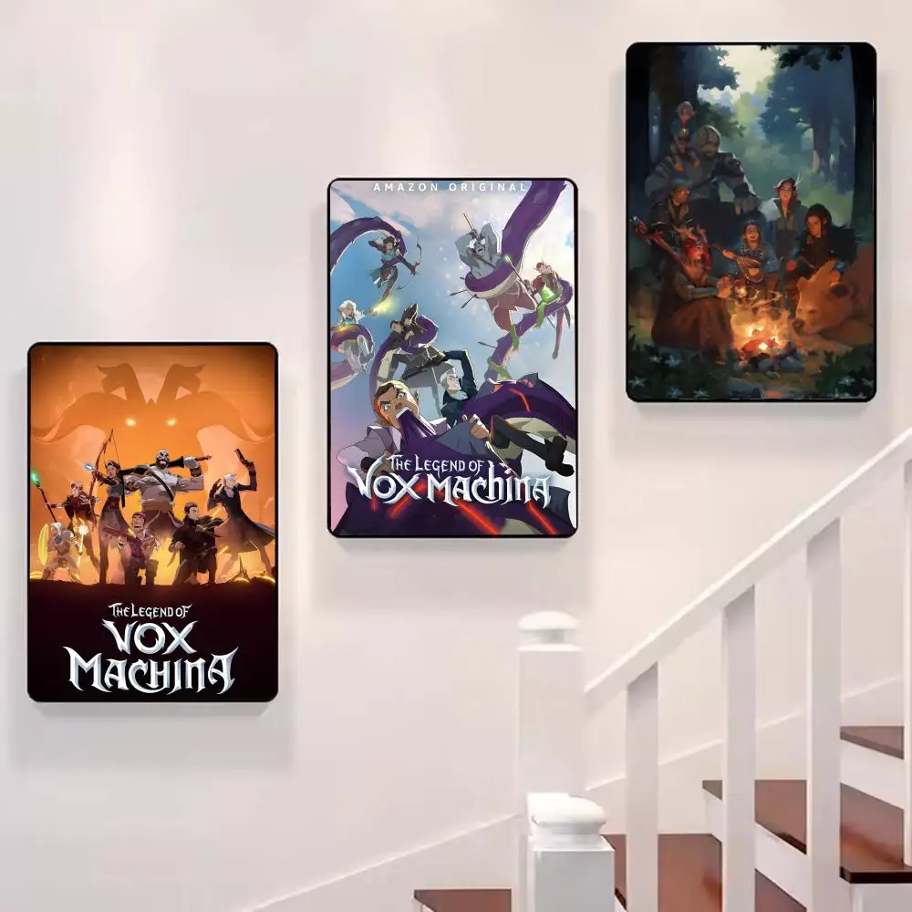 ملصق كارتوني رائع T-The Legend of Vox Machina-MT لوحة ذاتية اللصق مع مطبوعات هدية تزيين غرفة النوم المنزلية وغرفة المعيشة