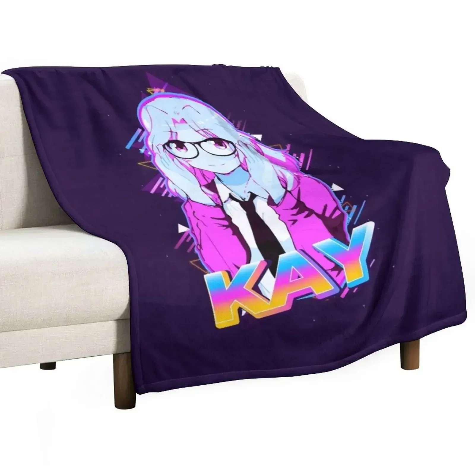 

Kay | Girls Und Panzer Throw Blanket Sofa Throw Cute Fashion Sofas Hairy Blankets