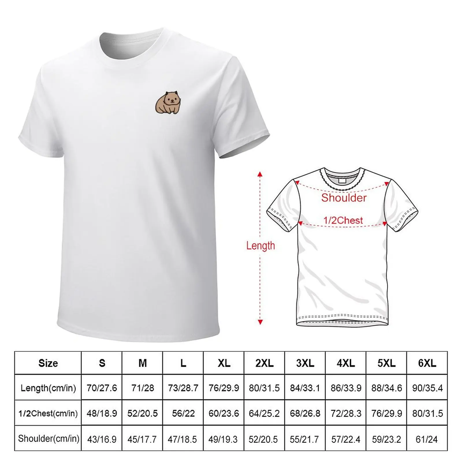 Wombat T-Shirt tees vintage customs design your own mens graphic t-shirts