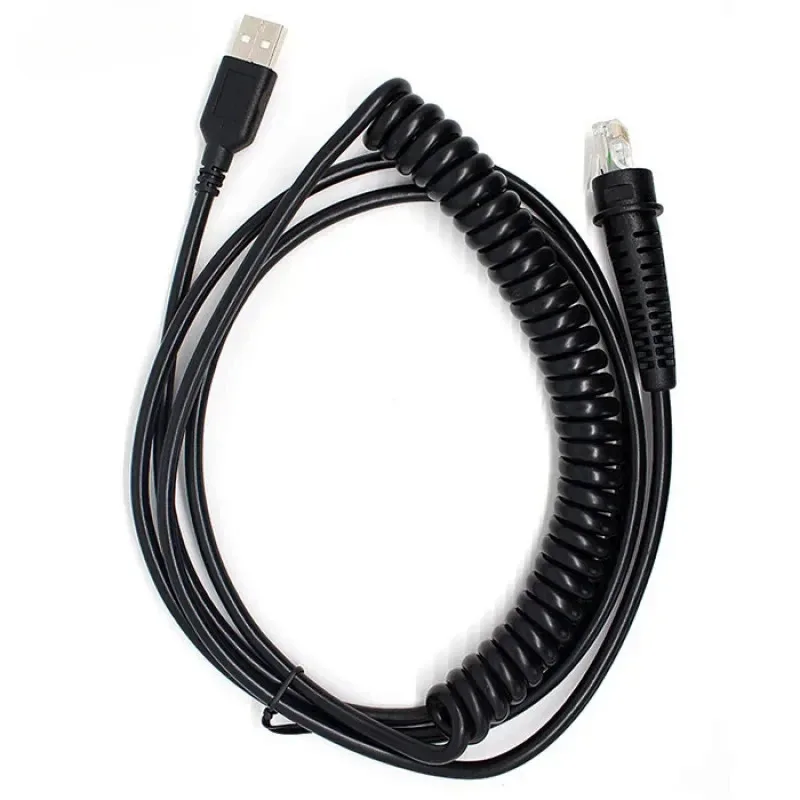 

LOT10 9FT Coiled USB Cable for Honeywell 1900G 1200G 1250G 1300G 1400G Scanner TT