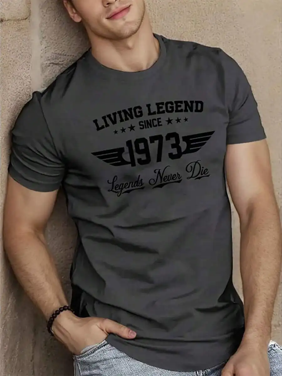 

Mens Graphic Print Crew Neck Short Sleeve Slim Fit Casual Tee