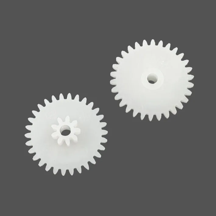30+9 Teeth Duplex Gear 0.5M OD16/5.5mm POM Plastic Pinion Hole 2.1mm 30092B Power Transmission Parts