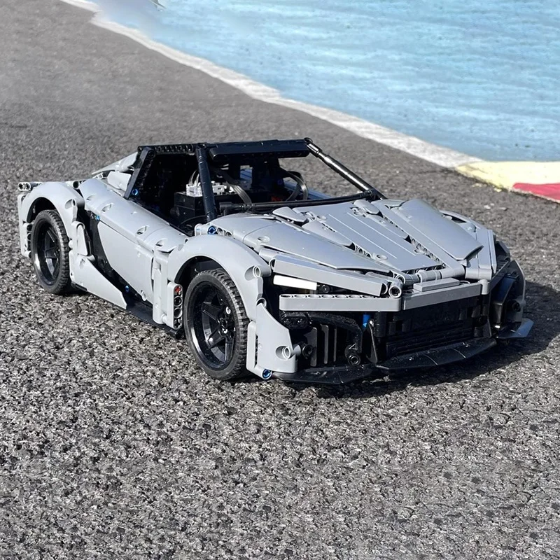 1610 قطعة MOC RC Supercar نموذج فني اللبنات البناء هدية الكريسماس لتقوم بها بنفسك فكرة إبداعية لعبة الطوب عيد ميلاد الاطفال #4