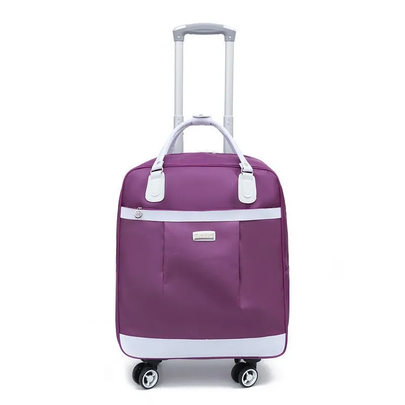 Lightweight Short Trip Handheld Luggage ABS PC Material with Wheels Mother-Child Design Travel Bag Easy to Carry on Plane