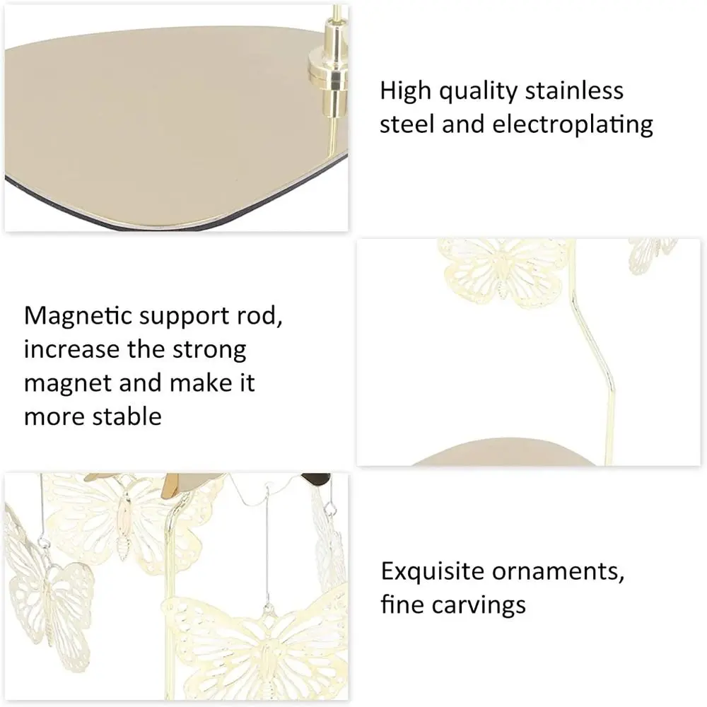 Spinning Design Carousel Candle Spinner Spinning Candle Rotary Holder Candle Stick Holder Tray Rotating Candle Holder