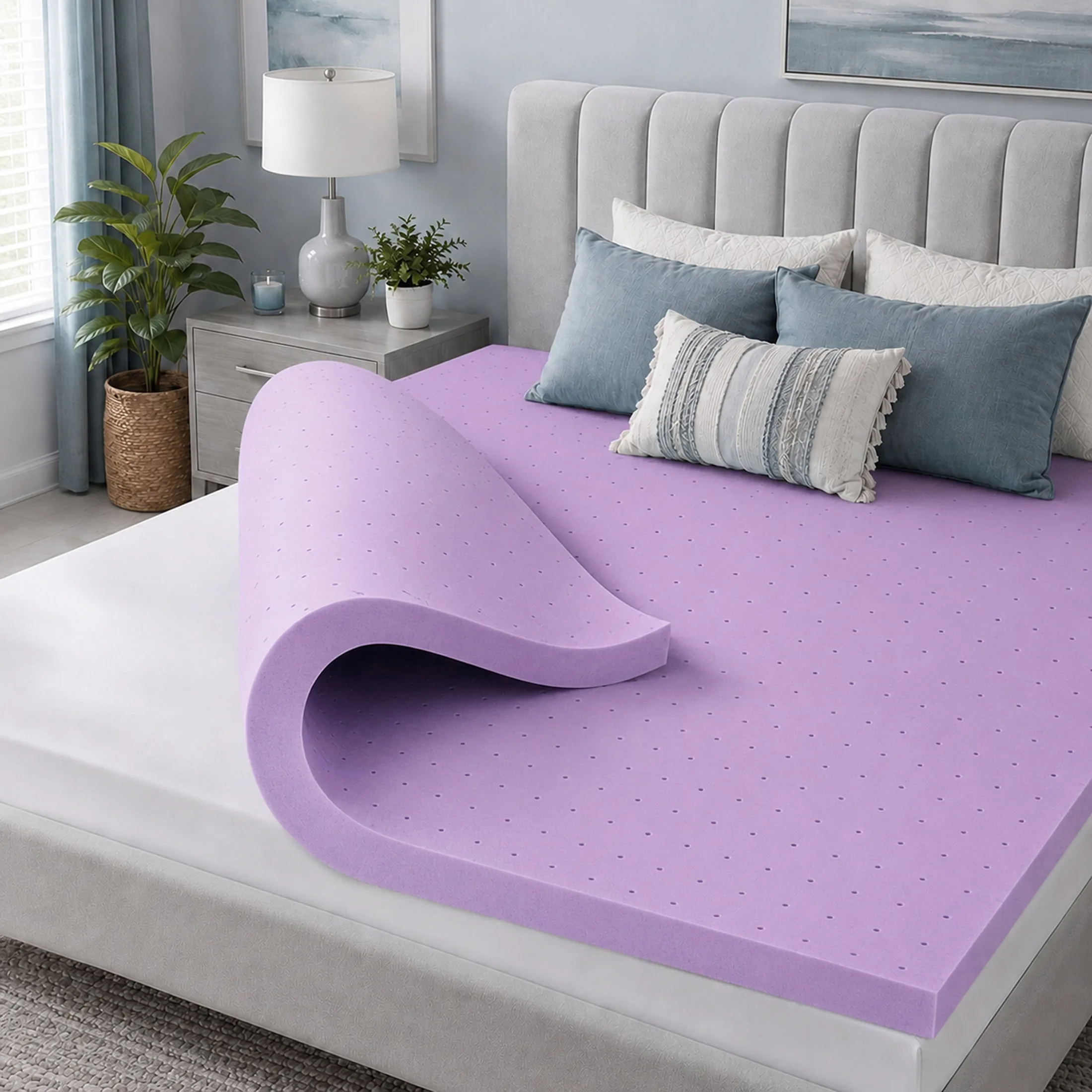 Memory Foam Topper - MCQ 1.5 Inch Memory Foam Mattress