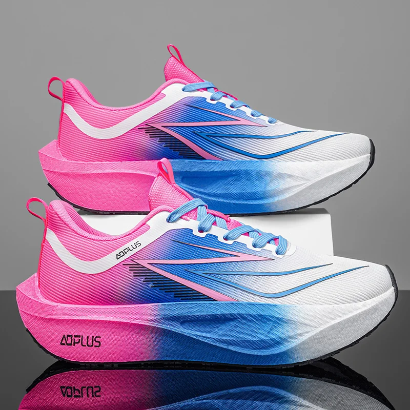 Marathon Men Running Shoes Carbon Plate Outdoor Sports Tenis Breathable Lightweight Women's Comfortable Casual Athletic Sneakers