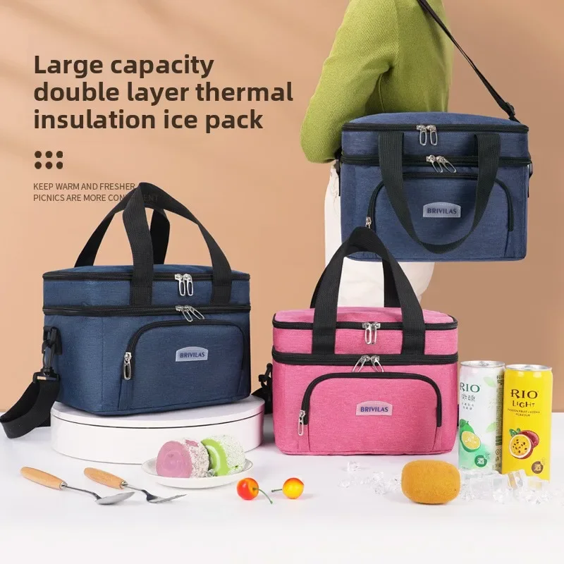

Cationic Ice Bag Outdoor Camping Picnic Bag Lunch Insulation Bag Lunch Box Bag
