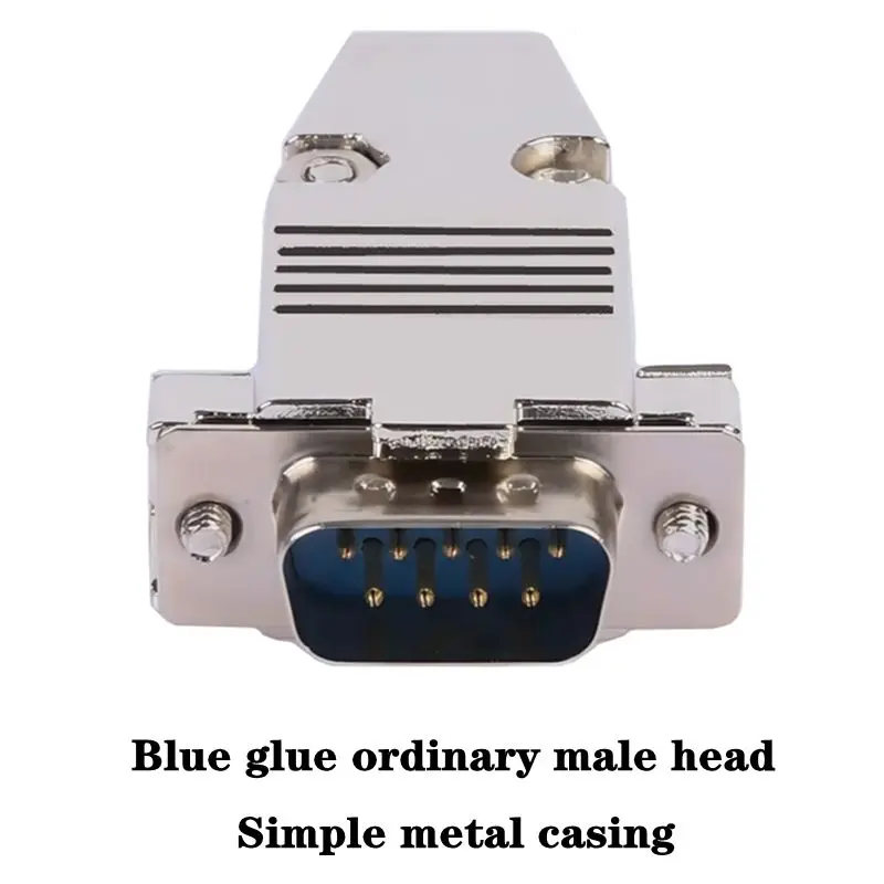 2-Row 9-Pin المنفذ التسلسلي رئيس DB9 موصل قذيفة معدنية D-SUB9 RS232 التوصيل نوع لحام PLC485 رؤساء الذكور والإناث