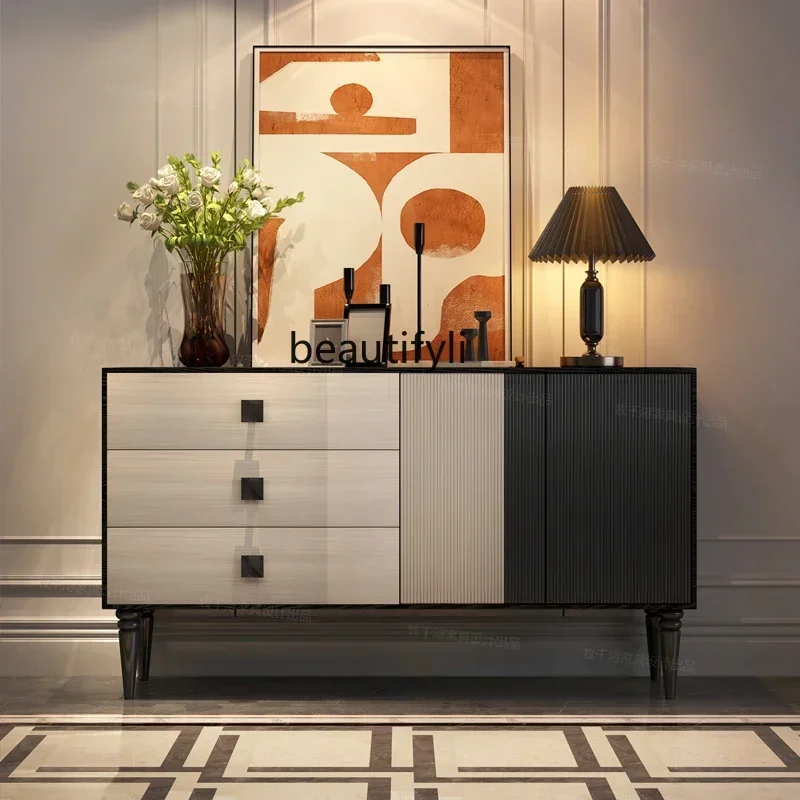 32 French Retro Entrance Cabinet Living Room Antique Style Corridor Decoration Locker