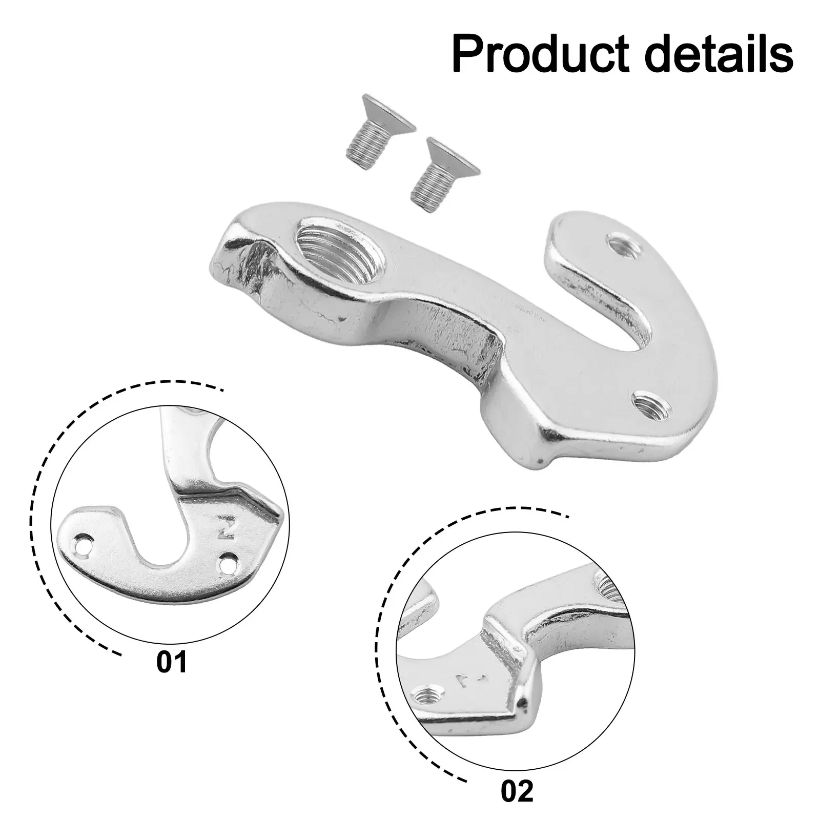 Aluminum Alloy Rear Derailleur Hook Derailleur Hanger Practical Suitable Advantages Aluminum Alloy Specifications