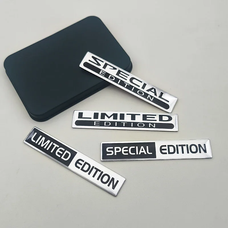 

3D Aluminum Logo Special & Limited Edition Car Body Badge Sticker Trunk Fender Emblem Decal Accessorie For Car Motorcycle