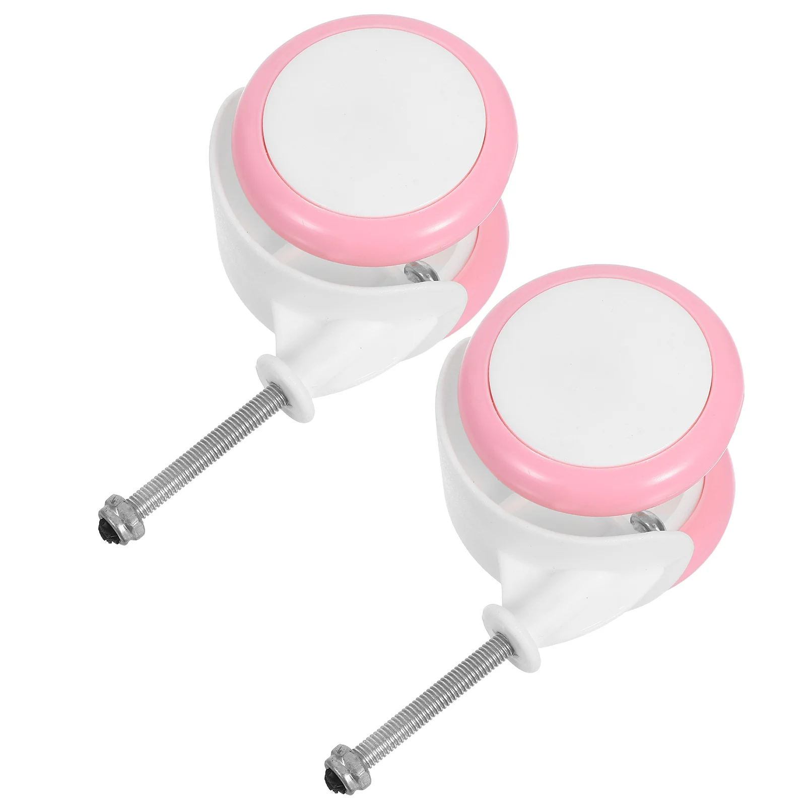 

2Pcs Replacement Wheels for Baby Walker Universal Anti-Slip Quiet Caster Wheels Long-Lasting Stability Easy Install