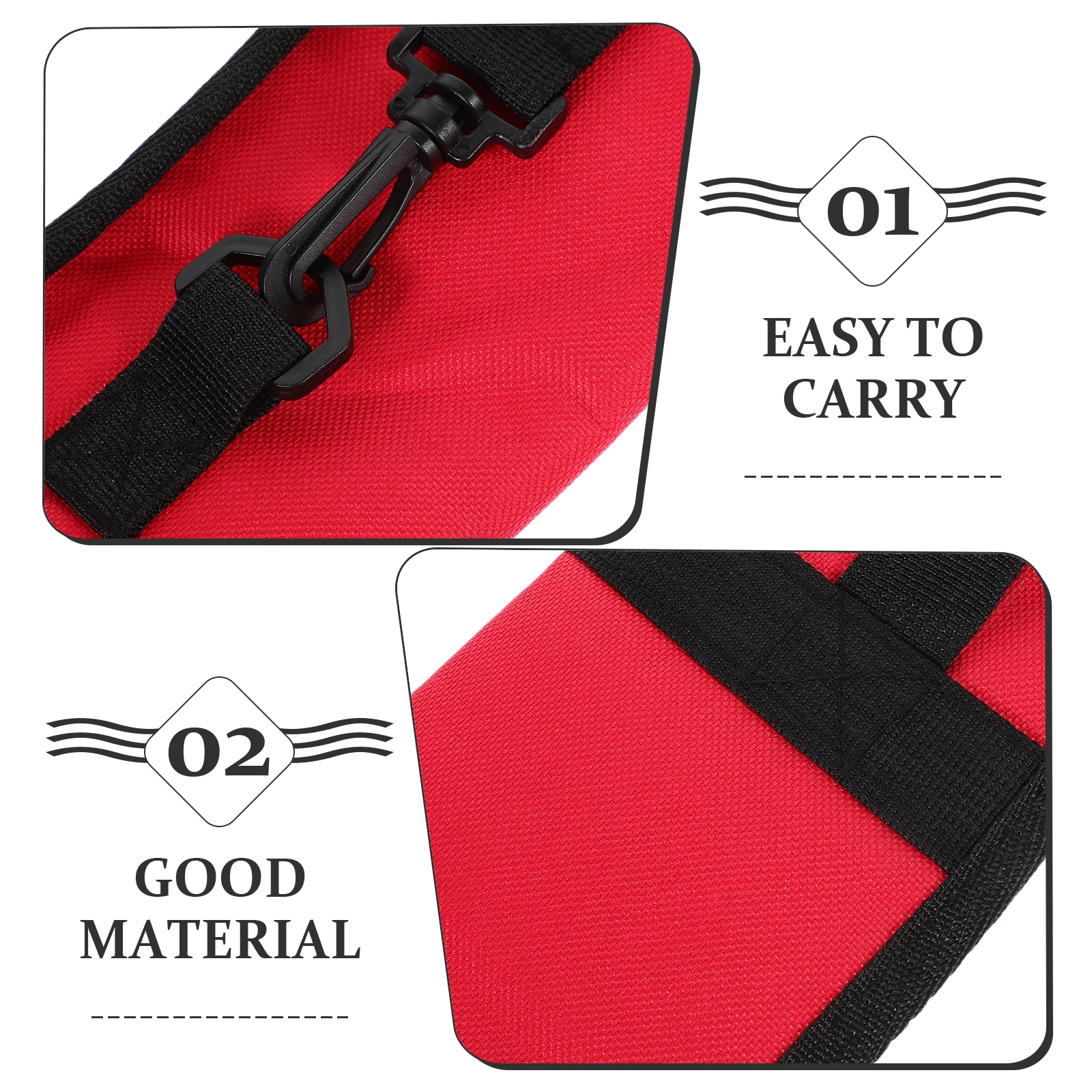 

Drum Stick Bag Capacity Durable Thickened Oxford Cloth Fine Stitching Shoulder Hand Carry Case Drumstick Holder