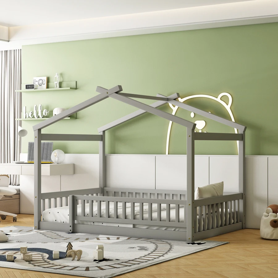 De beste bed hui voor kinderen: Een uitgebreide review van de houten speelhuisbedframe