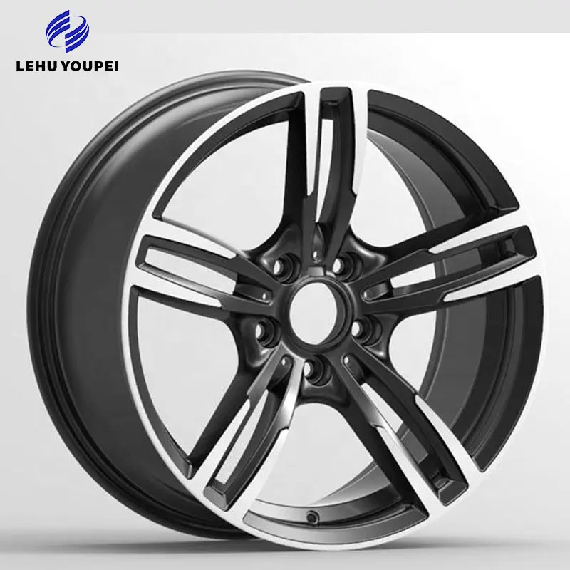 19-20 Inch 5x120 Gloss Black Machined Face Forged Alloy Passenger Car Wheel Hubs
