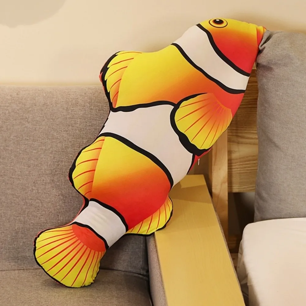 Stuffed Toy Simulation Design Fish Plush Toy 3D Giant Soft Material Toy Pillow Stuffed Animal Toy Gifts - view 2