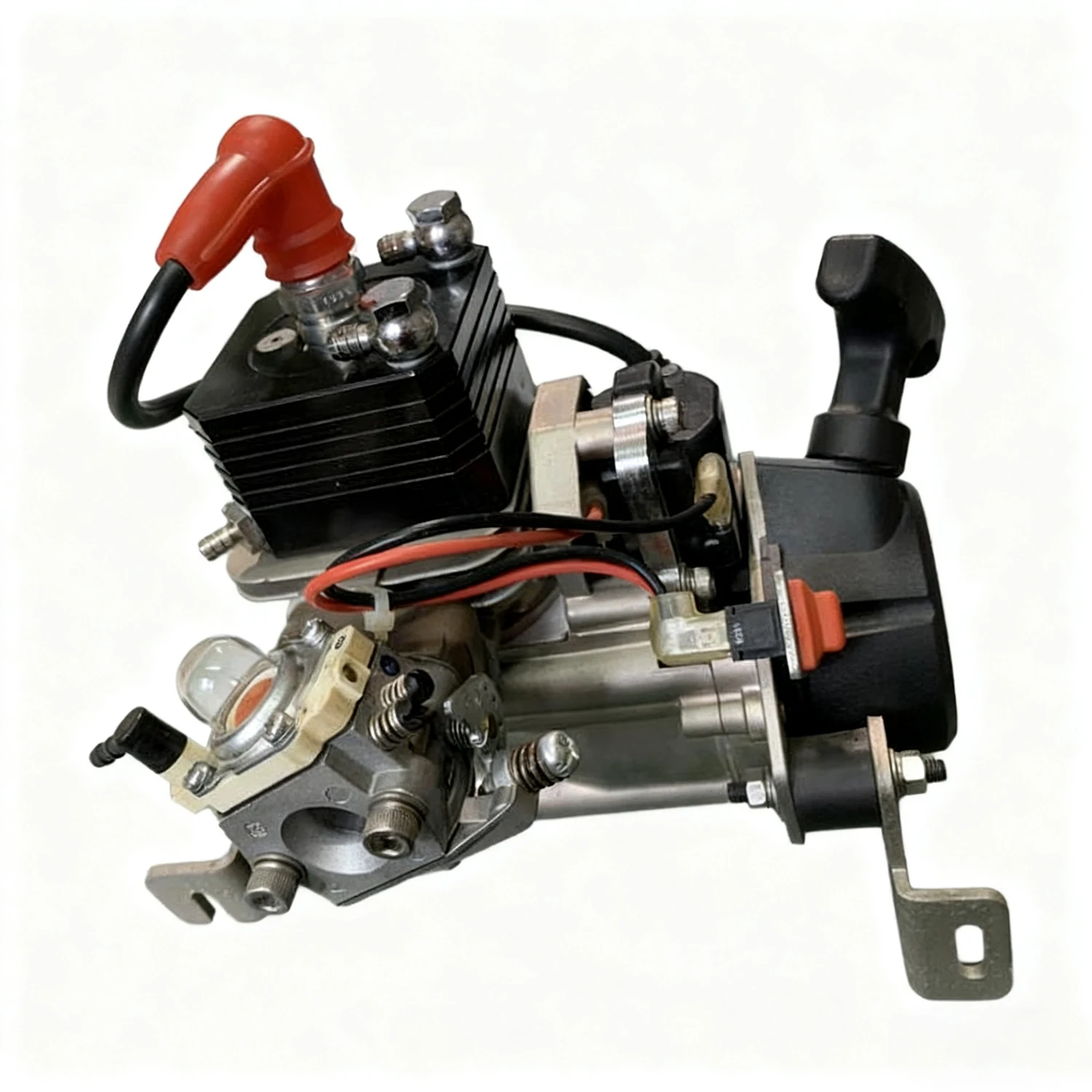 Barco de Gas con Control remoto, molde de motor de 26cc, Motor de carreras de baja potencia de Metal, juguete de adorno artesanal hecho a mano