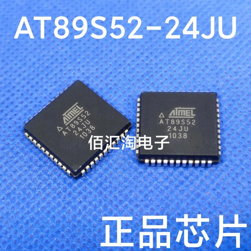 AT89S52  AT89S52-24JU  Brand new genuine produc PLCC44