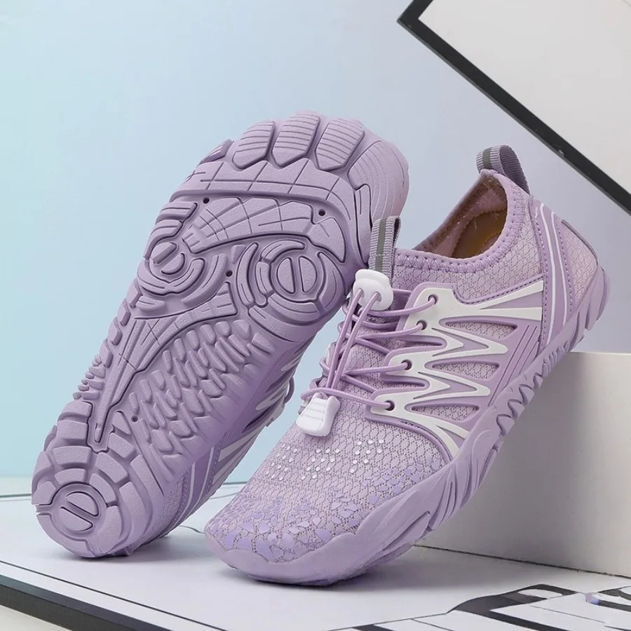 Women Beach Barefoot Water Sports Shoes Aqua Shoes Sneakers Unisex Summer Lightweight Quick Dry Outdoor Upstream Wading Sneakers