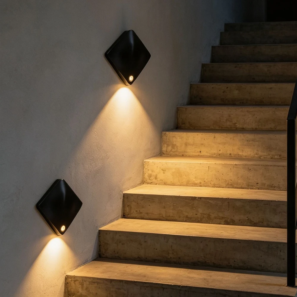 Rechargeable/Battery Powered Motion Sensor Night Light Magnetic LED Light with On/Off/Auto Mode for Closet Bedroom Hallway Stair