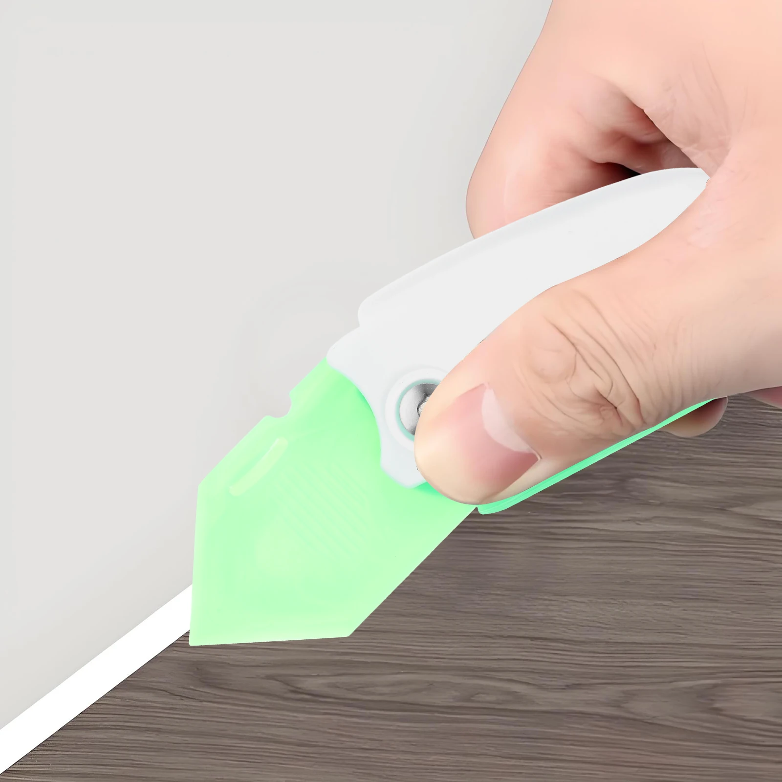 

Caulking Reusable Glass Glue Scraper Silicone Sealant Finishing For Home Repair Kitchen Bathroom Windows Durable Plastic