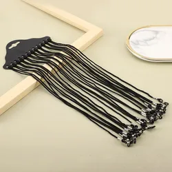 120pcs Black nylon eyeglasses cord spectacle sunglasses eyewear chain reading glasses holder GC-B