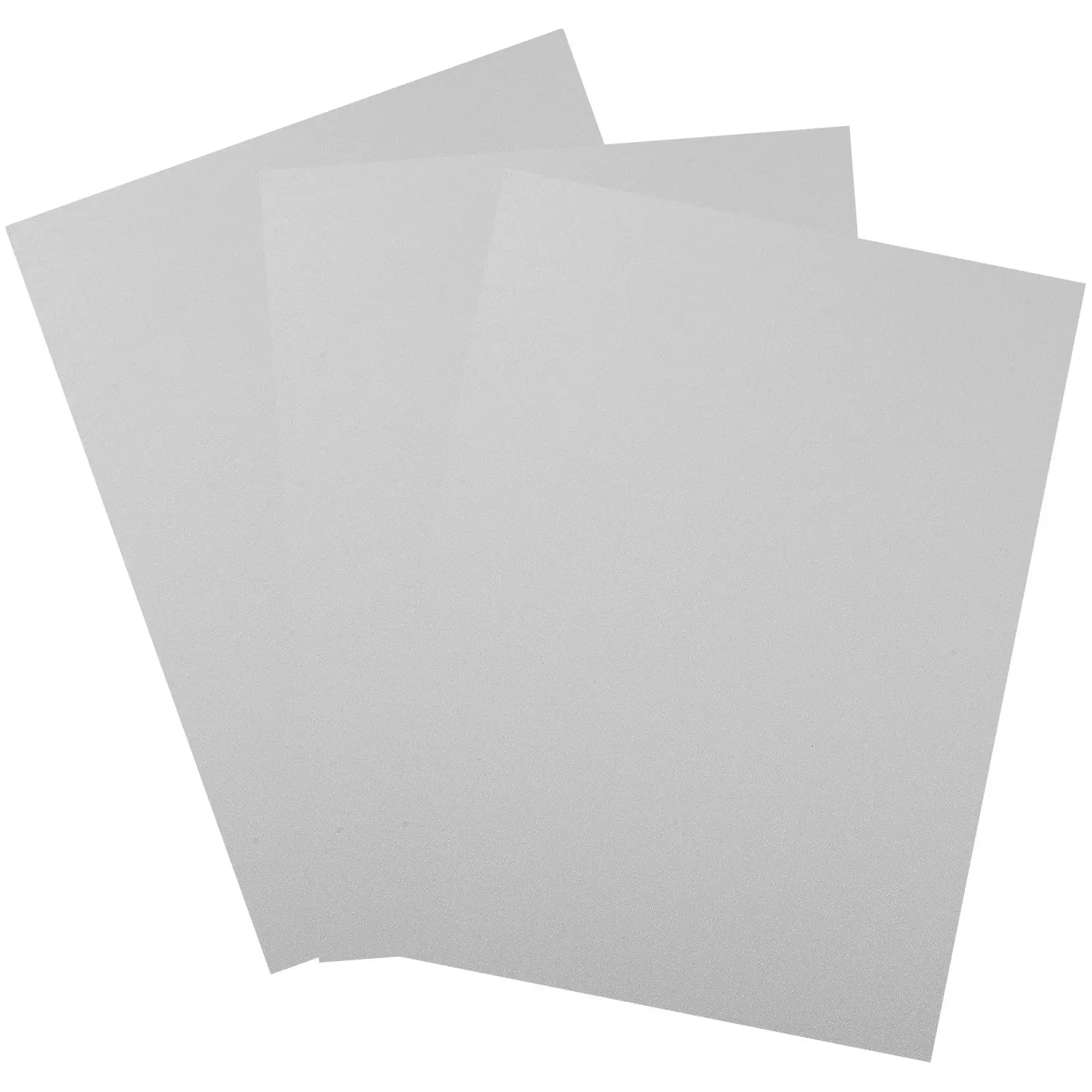 3pcs Metal Wall Posters 20x30cm Pearl Sublimation Metal Blank Photo Sign Silver Aluminum Sheets for Heat Sublimation DIY Craft